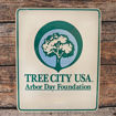 Tree City USA Road Sign