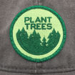 Plant Trees Embroidered Hat-Grey