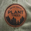 Plant Trees Leather Patch Hat-Olive/Olive