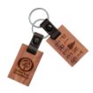 Plant Trees Wood Keychain